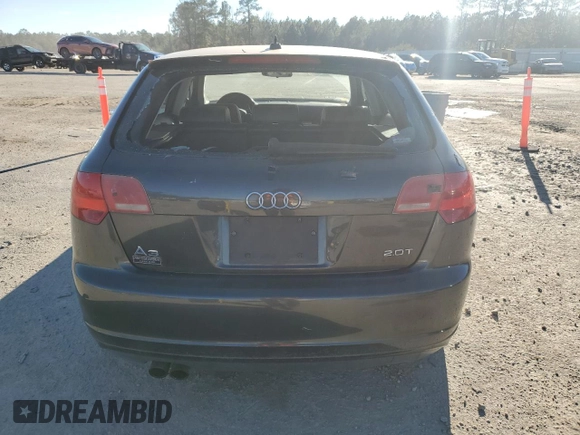 2007 Audi A3 with VIN WAUHF78P97A078127, listed as a Copart auction lot 87590725 with 139,674 mi miles and Salvage title. Bid and sale history available at DreamBid. Image 6.
