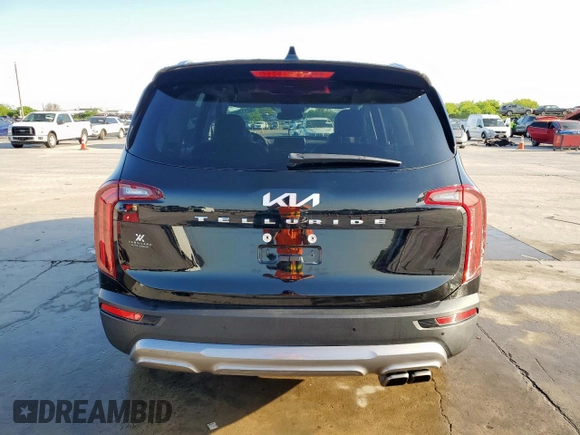 2022 Kia Telluride SX with VIN 5XYP54HC2NG292029, listed as a Copart auction lot 52113985 with 66,248 mi miles and Salvage title. Bid and sale history available at DreamBid. Image 6.