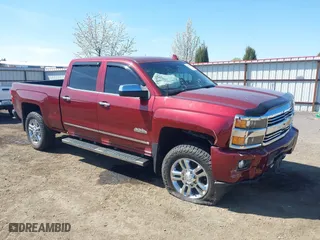 2015 Chevrolet Silverado 2500HD Built After Aug 14 High Country with VIN 1GC1KXEG1FF500025, listed as a IAAI auction lot 42042084 with 164,353 mi miles. Bid and sale history available at carsss.com. Image 1.