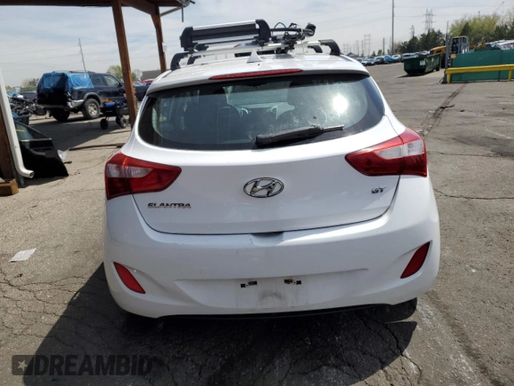 2013 Hyundai Elantra with VIN KMHD35LE2DU102942, listed as a Copart auction lot 54381795 with 176,155 mi miles and Non repairable. Bid and sale history available at DreamBid. Image 6.