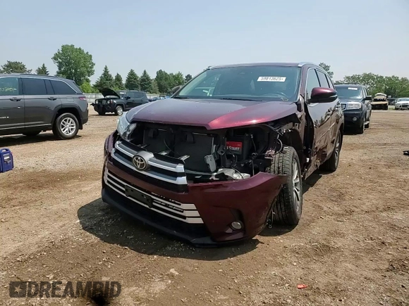 2019 Toyota Highlander SE with VIN 5TDJZRFH5KS949295, listed as a Copart auction lot 59813625 with 118,376 mi miles and Salvage title. Bid and sale history available at DreamBid. Image 14.