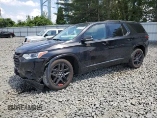 2018 Chevrolet Traverse Premier with VIN 1GNEVJKW1JJ281811, listed as a Copart auction lot 62725705 with 73,836 mi miles and Salvage title. Bid and sale history available at DreamBid. Image 1.