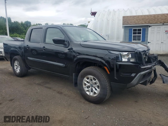 2024 Nissan Frontier SV with VIN 1N6ED1EK7RN614857, listed as a Copart auction lot 59234425 with 23,188 mi miles and Salvage title. Bid and sale history available at DreamBid. Image 4.