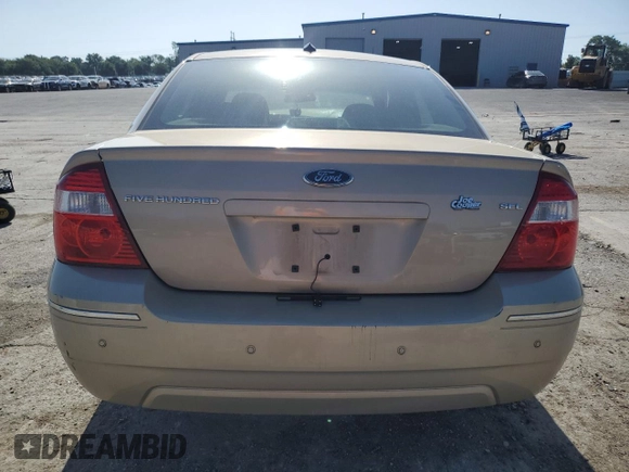 2007 Ford Five Hundred SEL z VIN 1FAFP24117G111409, wystawiony jako Copart lot #61403575 z przebiegiem Nie podano mil oraz Szkoda całkowita • Salvage title. Historia ofert i sprzedaży dostępna na DreamBid. Obrazek 6.
