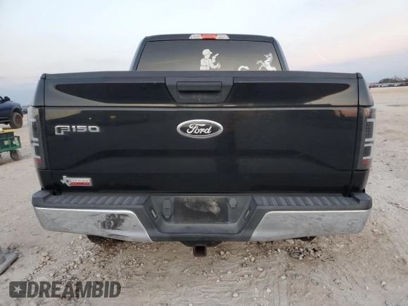 2015 Ford F-150 XL with VIN 1FTEW1CP3FKE08542, listed as a Copart auction lot 45720525 with 150,187 mi miles and Salvage Title. Bid and sale history available at carsss.com. Image 6.