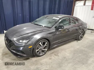 2021 Hyundai Sonata SEL Plus with VIN 5NPEJ4J20MH120142, listed as a Copart auction lot 48290815 with 92,157 mi miles and Salvage Title. Bid and sale history available at DreamBid. Image 1.
