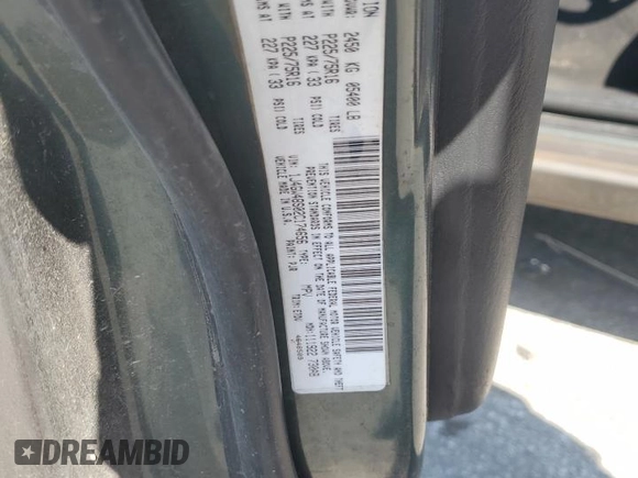 2002 Jeep Grand Cherokee Laredo with VIN 1J4GW48S02C174656, listed as a Copart auction lot 56954155 with 235,427 mi miles and Salvage title. Bid and sale history available at DreamBid. Image 13.