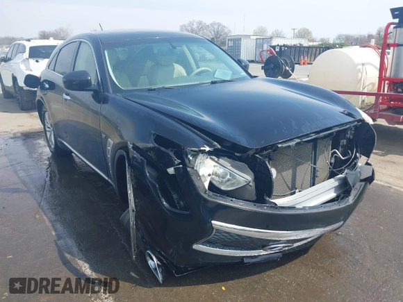 2017 Infiniti QX70 with VIN JN8CS1MW0HM414433, listed as a IAAI auction lot 41791003 with 105,946 mi miles and . Bid and sale history available at DreamBid. Image 1.