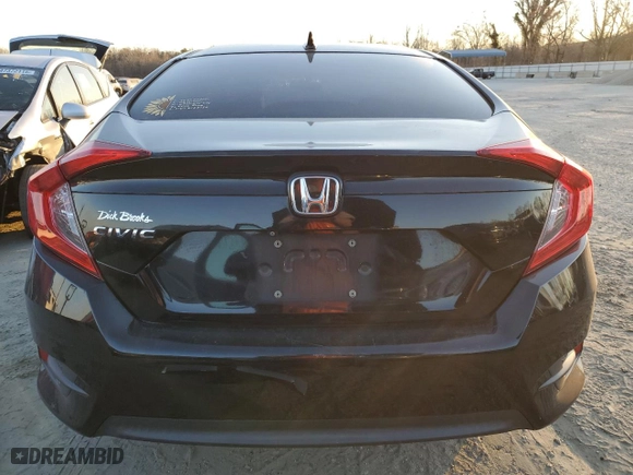 2017 Honda Civic Sedan EX with VIN 2HGFC2F70HH546467, listed as a Copart auction lot 47073625 with 163,530 mi miles and Salvage Title. Bid and sale history available at carsss.com. Image 6.