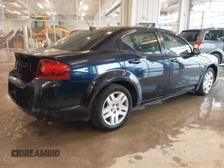 2012 Dodge Avenger SE with VIN 1C3CDZAB4CN111636, listed as a IAAI auction lot 41525179 with 202,779 mi miles. Bid and sale history available at carsss.com. Image 4.