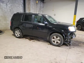 2009 Honda Pilot EX-L with VIN 5FNYF48519B017526, listed as a Copart auction lot 52341745 with 130,619 mi miles and Salvage Title. Bid and sale history available at carsss.com. Image 4.