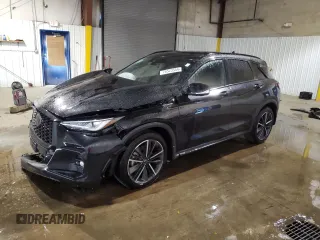 2024 Infiniti QX50 Sport with VIN 3PCAJ5FB0RF111251, listed as a Copart auction lot 74523554 with 2,563 mi miles and Salvage Title. Bid and sale history available at DreamBid. Image 1.