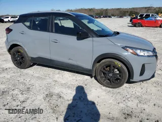 2022 Nissan Kicks SV with VIN 3N1CP5CV9NL508011, listed as a Copart auction lot 49447555 with 51,412 mi miles and Salvage Title. Bid and sale history available at carsss.com. Image 4.