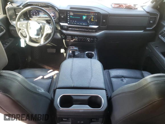 2023 Chevrolet Silverado 1500 RST with VIN 1GCUDEED0PZ300691, listed as a Copart auction lot 76771544 with 45,101 mi miles and Salvage Title. Bid and sale history available at DreamBid. Image 8.