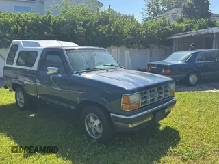 1992 Ford Ranger with VIN 1FTCR10U3NUA79787, listed as a Copart auction lot 52343455 with 2,510 mi miles and Clean Title. Bid and sale history available at carsss.com. Image 1.