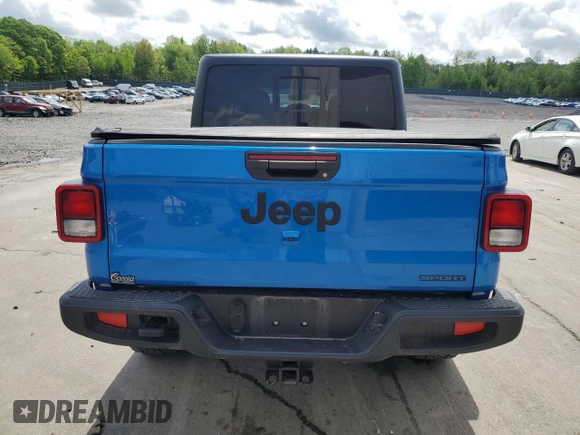 2021 Jeep Gladiator Freedom с VIN 1C6HJTAG7ML553303, выставлен на аукционе Copart как лот 57038585 с пробегом 49 400 миль миль и Списание • Salvage title. История ставок и продаж доступна на DreamBid. Изображение 6.