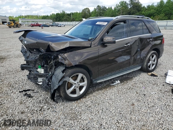 2016 Mercedes-Benz GLE 350 with VIN 4JGDA5HB4GA687887, listed as a Copart auction lot 54654855 with 90,203 mi miles and Salvage title. Bid and sale history available at DreamBid. Image 1.