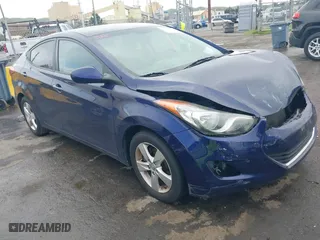 2011 Hyundai Elantra GLS PZEV with VIN 5NPDH4AE3BH056712, listed as a IAAI auction lot 41914369 with 144,513 mi miles. Bid and sale history available at carsss.com. Image 1.