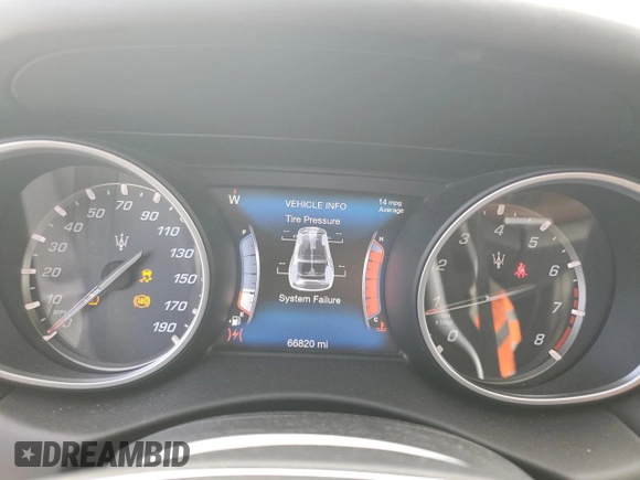 2017 Maserati Levante S z VIN ZN661YUL4HX248022, wystawiony jako Copart lot #48229455 z przebiegiem 66 820 mil mil oraz Szkoda całkowita • Salvage title. Historia ofert i sprzedaży dostępna na DreamBid. Obrazek 9.