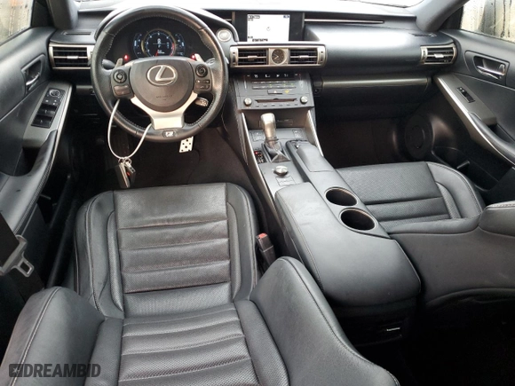 2016 Lexus IS 350 with VIN JTHCE1D24G5010302, listed as a Copart auction lot 44636785 with 141,665 mi miles and Salvage Title. Bid and sale history available at carsss.com. Image 8.