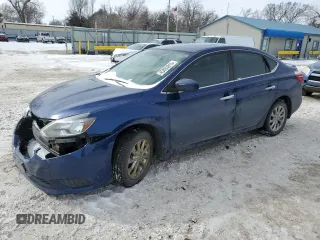 2017 Nissan Sentra SV with VIN 3N1AB7AP4HY223763, listed as a Copart auction lot 45893815 with 144,362 mi miles and Salvage Title. Bid and sale history available at carsss.com. Image 1.