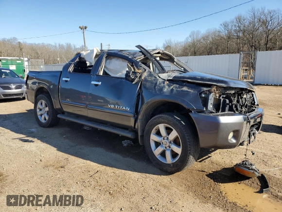 2011 Nissan Titan SL with VIN 1N6AA0EC8BN321713, listed as a Copart auction lot 41663045 with 141,328 mi miles and Salvage Title. Bid and sale history available at carsss.com. Image 4.