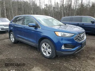 2020 Ford Edge SEL with VIN 2FMPK4J93LBB67416, listed as a Copart auction lot 52334465 with 53,327 mi miles and Clean Title. Bid and sale history available at carsss.com. Image 4.