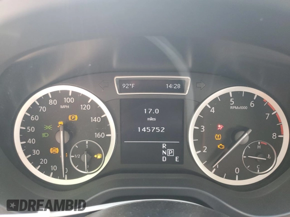 2017 Infiniti QX30 Premium with VIN SJKCH5CPXHA036311, listed as a Copart auction lot 56222825 with 145,752 mi miles and Salvage title. Bid and sale history available at DreamBid. Image 9.
