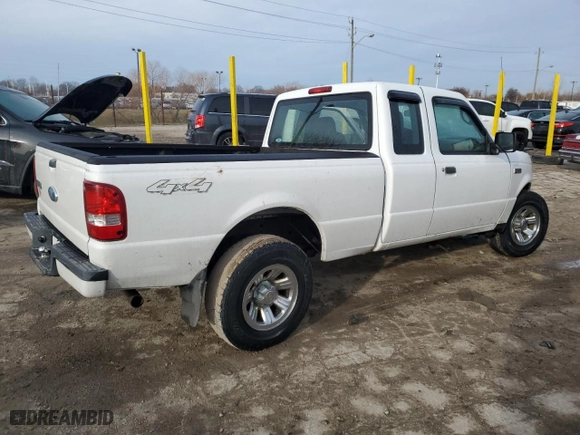 2008 Ford Ranger XLT with VIN 1FTZR45E18PA35478, listed as a Copart auction lot 42501995 with 122,985 mi miles and Salvage Title. Bid and sale history available at carsss.com. Image 3.