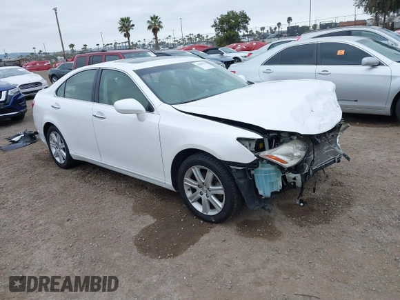 2009 Lexus ES 350 with VIN JTHBJ46G892338439, listed as a IAAI auction lot 41880952 with 90,747 mi miles. Bid and sale history available at carsss.com. Image 1.