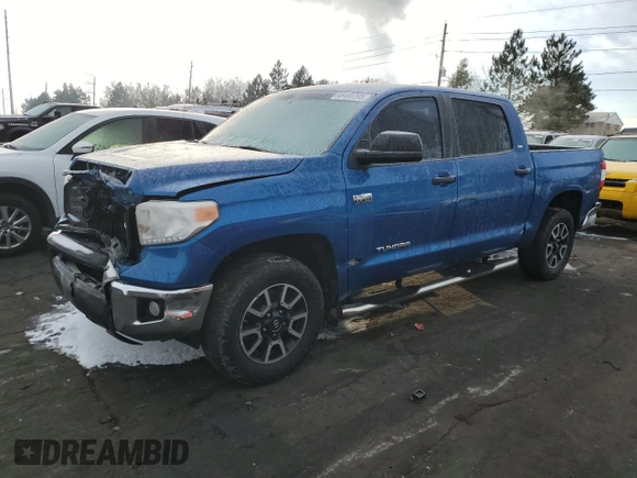 2016 Toyota Tundra SR5 z VIN 5TFDW5F14GX571148, wystawiony jako Copart lot #45491795 z przebiegiem 95 623 mil mil oraz Szkoda całkowita • Salvage title. Historia ofert i sprzedaży dostępna na DreamBid. Obrazek 1.