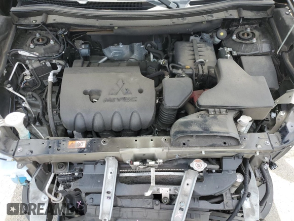 2019 Mitsubishi Outlander ES with VIN JA4AZ3A35KZ013078, listed as a Copart auction lot 57464235 with 98,409 mi miles and Salvage title. Bid and sale history available at DreamBid. Image 12.