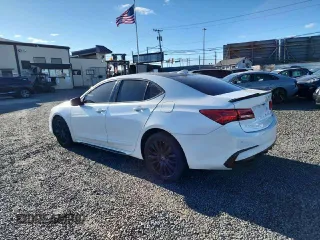 2020 Acura TLX w/Advance Pkg with VIN 19UUB3F82LA001709, listed as a Copart auction lot 50625785 with 81,311 mi miles and Salvage Title. Bid and sale history available at carsss.com. Image 2.