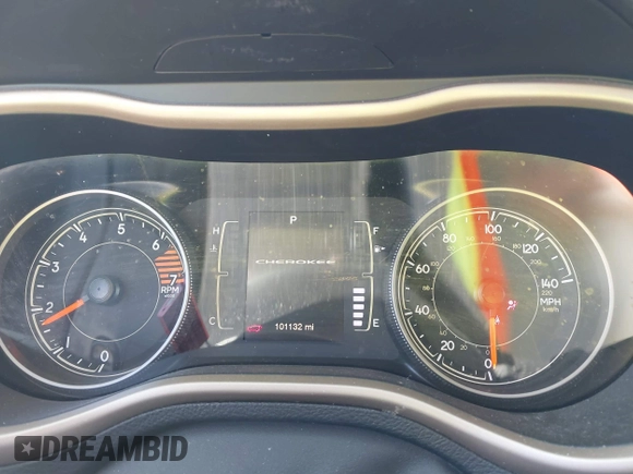 2017 Jeep Cherokee Latitude with VIN 1C4PJLCB8HW547553, listed as a IAAI auction lot 41666321 with 101,132 mi miles and . Bid and sale history available at DreamBid. Image 7.