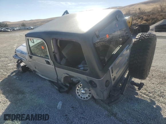 2005 Jeep Wrangler Sport with VIN 1J4FA49S05P375785, listed as a Copart auction lot 42350995 with 0 mi miles and Salvage Title. Bid and sale history available at carsss.com. Image 2.