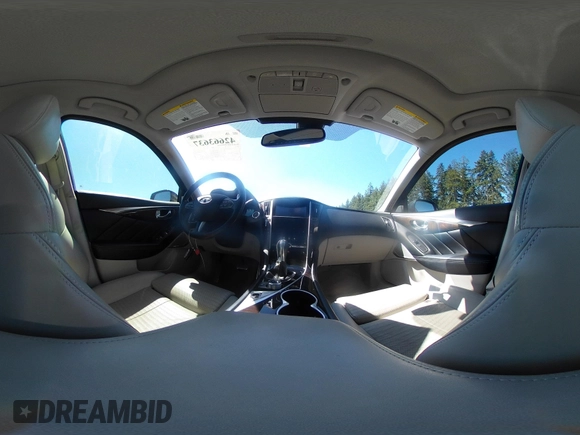 2017 Infiniti Q50 Premium with VIN JN1EV7AR8HM841827, listed as a IAAI auction lot 42663637 with 55,510 mi miles and . Bid and sale history available at DreamBid. Image 18.