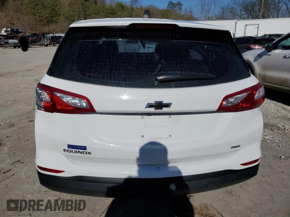 2020 Chevrolet Equinox LS z VIN 3GNAX5EV7LS680193, wystawiony jako Copart lot #45696045 z przebiegiem 66 042 mil mil oraz Szkoda całkowita • Salvage title. Historia ofert i sprzedaży dostępna na DreamBid. Obrazek 6.