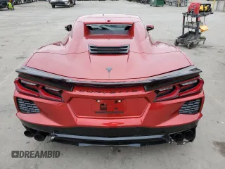 2022 Chevrolet Corvette 3LT with VIN 1G1YC3D47N5114329, listed as a Copart auction lot 53289165 with 0 mi miles and Salvage Title. Bid and sale history available at carsss.com. Image 6.