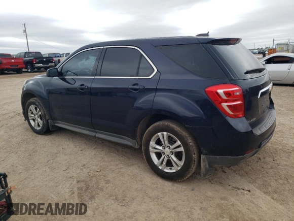 2017 Chevrolet Equinox LS with VIN 2GNALBEK6H1562445, listed as a Copart auction lot 54901655 with 112,638 mi miles and Salvage Title. Bid and sale history available at carsss.com. Image 2.