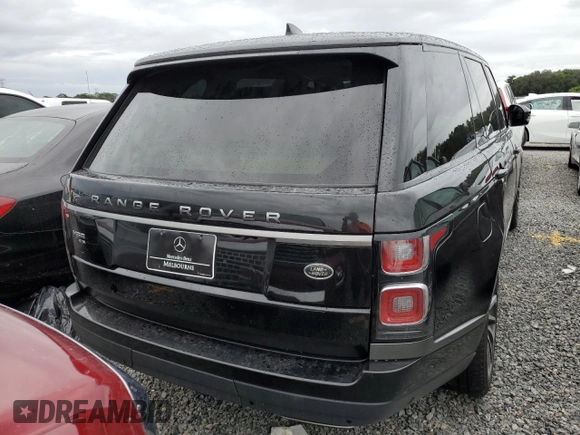 2021 Land Rover Range Rover with VIN SALGS5SE6MA440585, listed as a Copart auction lot 74560844 with Not provided miles and Non repairable. Bid and sale history available at DreamBid. Image 6.