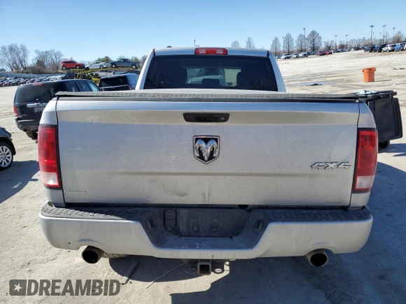 2017 Ram 1500 Express with VIN 1C6RR7FT8HS692829, listed as a Copart auction lot 46934285 with 74,709 mi miles and Salvage Title. Bid and sale history available at carsss.com. Image 6.