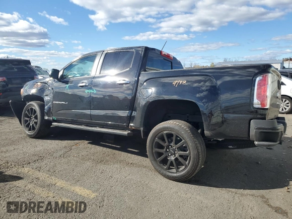 2022 GMC Canyon 4WD Denali with VIN 1GTG6EEN5N1133658, listed as a Copart auction lot 75592304 with 34,715 mi miles and Salvage Title. Bid and sale history available at carsss.com. Image 2.