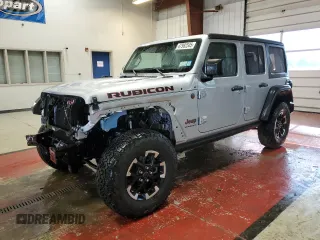 2024 Jeep Wrangler Rubicon with VIN 1C4PJXFG8RW355730, listed as a Copart auction lot 47982545 with 2,279 mi miles and Salvage Title. Bid and sale history available at DreamBid. Image 1.