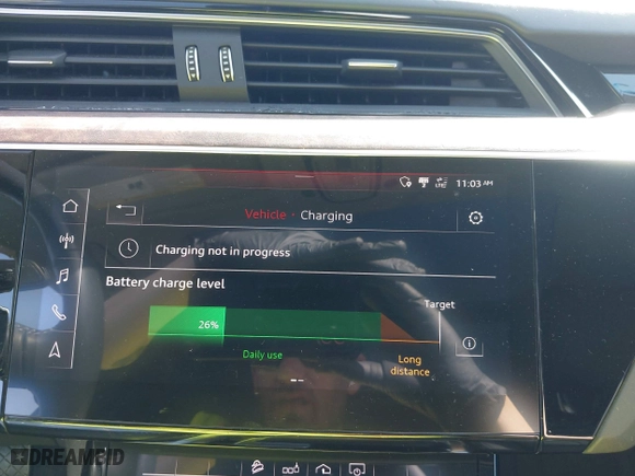 2019 Audi e-tron Premium Plus with VIN WA1LAAGE4KB012574, listed as a IAAI auction lot 41916641 with 104,911 mi miles. Bid and sale history available at carsss.com. Image 17.