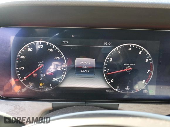 2018 Mercedes-Benz E-Class E 400 with VIN WDD1K6FB2JF026341, listed as a Copart auction lot 75890254 with 46,719 mi miles and Salvage Title. Bid and sale history available at carsss.com. Image 9.