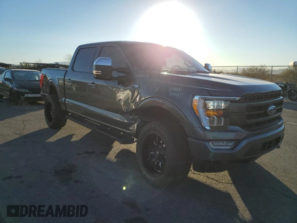 2022 Ford F-150 XL with VIN 1FTFW1E89NFA14920, listed as a Copart auction lot 76790934 with 64,991 mi miles and Salvage Title. Bid and sale history available at DreamBid. Image 4.