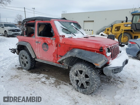 2018 Jeep Wrangler Sport with VIN 1C4GJXAG8JW167544, listed as a Copart auction lot 87440684 with 139,214 mi miles and Salvage Title. Bid and sale history available at carsss.com. Image 4.
