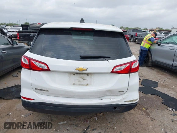 2019 Chevrolet Equinox LS with VIN 3GNAXSEV2KS628516, listed as a IAAI auction lot 41941618 with 166,174 mi miles and . Bid and sale history available at DreamBid. Image 16.