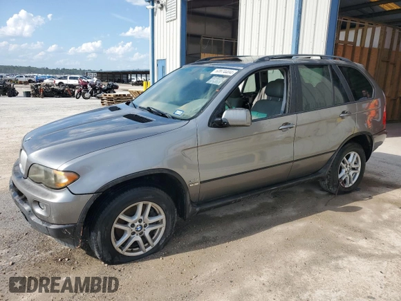 2005 BMW X5 3.0i with VIN 5UXFA13545LU48461, listed as a Copart auction lot 60874404 with 191,514 mi miles and Salvage Title. Bid and sale history available at carsss.com. Image 1.