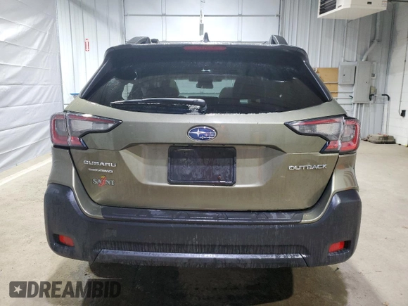 2024 Subaru Outback Premium с VIN 4S4BTAFC8R3125942, выставлен на аукционе Copart как лот 49452705 с пробегом 23 111 миль миль и Списание • Salvage title. История ставок и продаж доступна на DreamBid. Изображение 6.